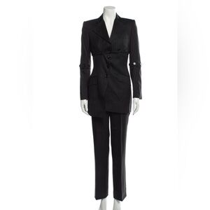 Dolce & Gabbana Black Pinstripe Blazer